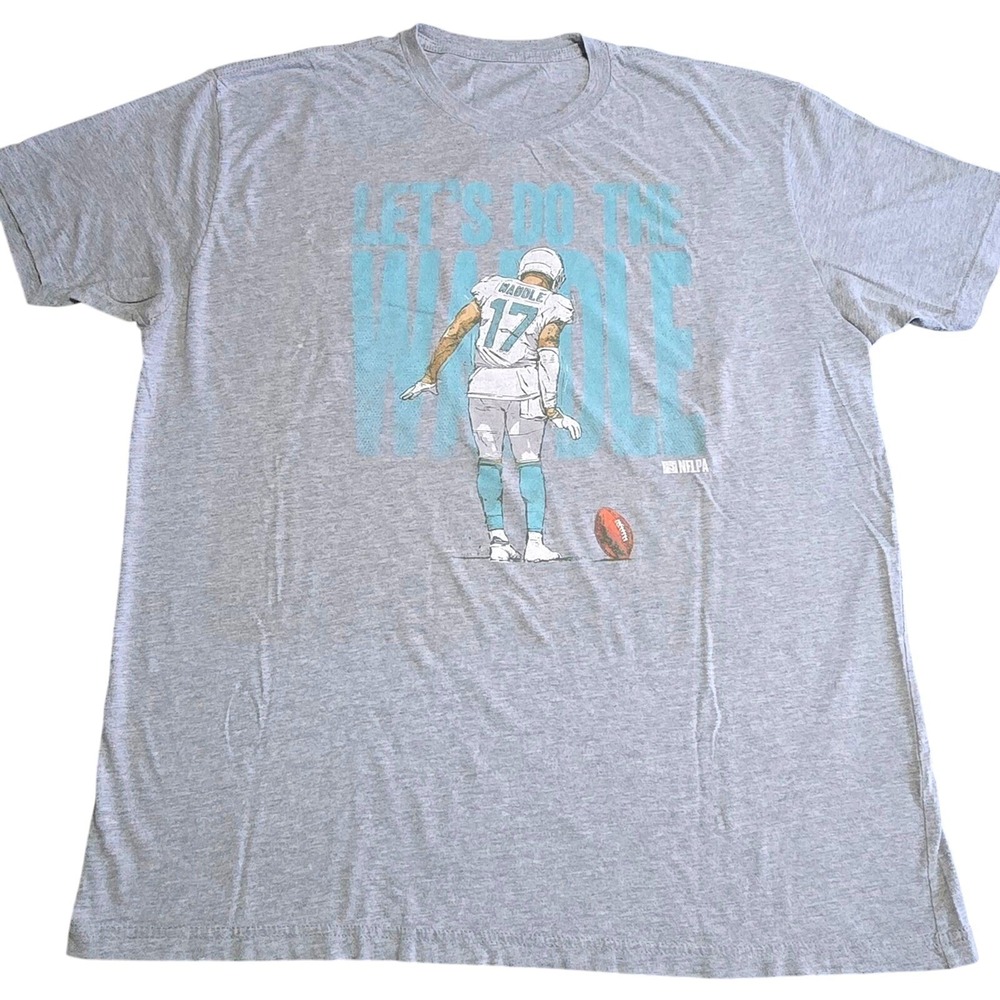 Miami Dolphins Men's‎ Size L "Let's Do The Waddle" Graphic Tee NFL T-Shirt